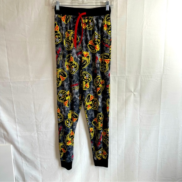 Briefly Stated Mens Cobra Kai Loungewear Pajama Pants Size Small - Picture 1 of 7